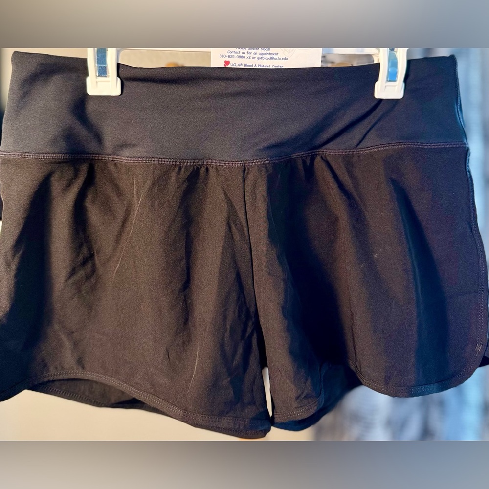 Senita Athletics Black Speed Running Shorts (3” inseam)